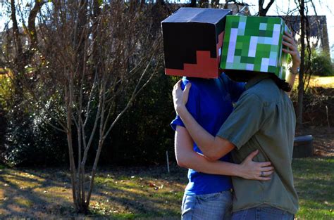 Minecraft Kiss By Kairi Chan16 On Deviantart