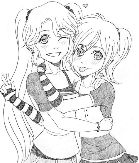 Best Friends Anime Best Friends Best Friend Drawings Bff Drawings