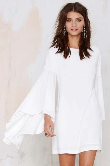 Winter White Dresses With Sleeves Natalie
