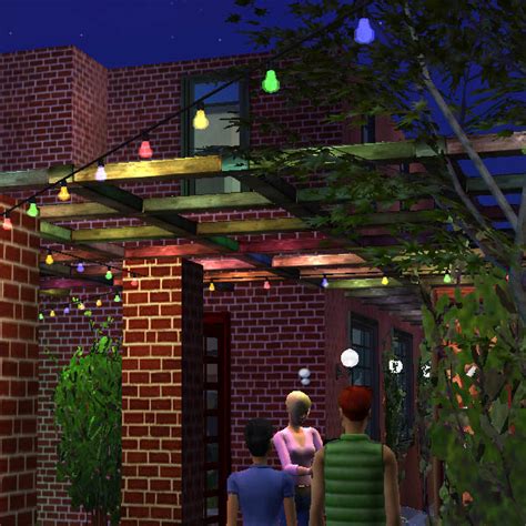 Sims 4 Custom Content String Lights Ifbxe