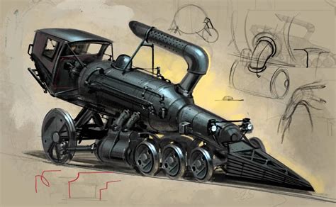 11 Victorian Era Locomotive Concept By John Frye Imaginaryvehicles