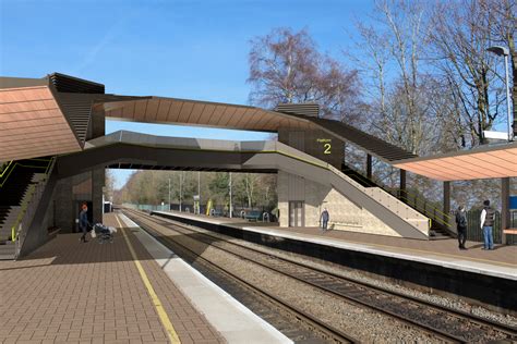 Network Rail Ribbon Footbridge Bridges Knight Architects