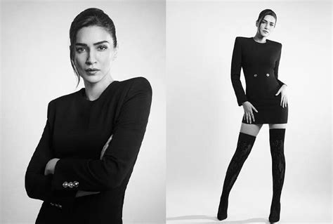 Kriti Sanon Makes Heads Turn In Latest Photos In Black Dress