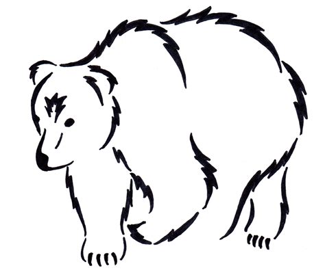 Bear Outline Free Download On Clipartmag