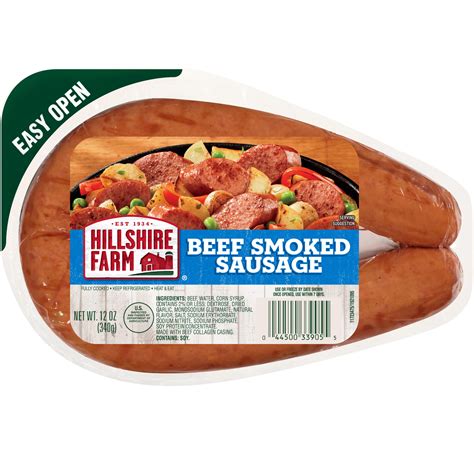 Hillshire Farm Smoked Beef Sausage Shop Sausage At H E B