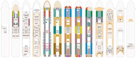 Staterooms are comfortable and soothing, furnished in mellow colors of blue, gold, tan and pale sienna. Diamond Princess Deck Plans | CruiseInd