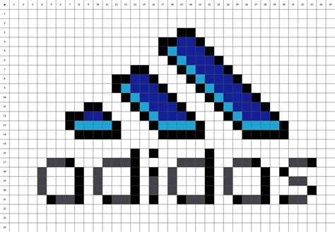 Logo Adidas By Ventusmousouka Pixel Art Pixel Art
