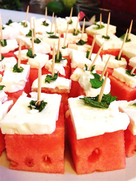 Watermelon Feta Bites Easy And Delicious Appetizer Watermelon And Feta