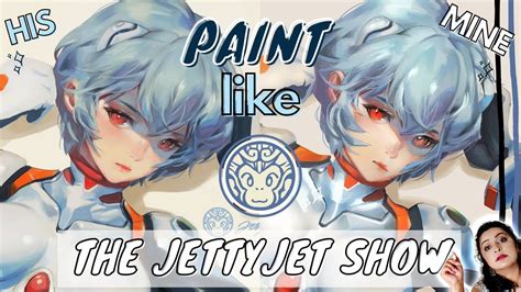 THE JETTYJET SHOW TUTORIAL Style Study How To Paint Semi Realistic Semi Realistic Anime Art