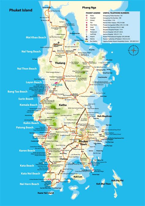 Phuket Island Map - Phuket Island • mappery