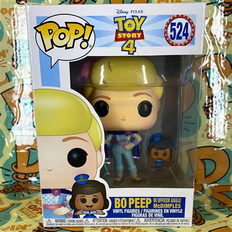 Pop Disney Toy Story 4 Bo Peep W Officer Giggle Mcdimples Poppin