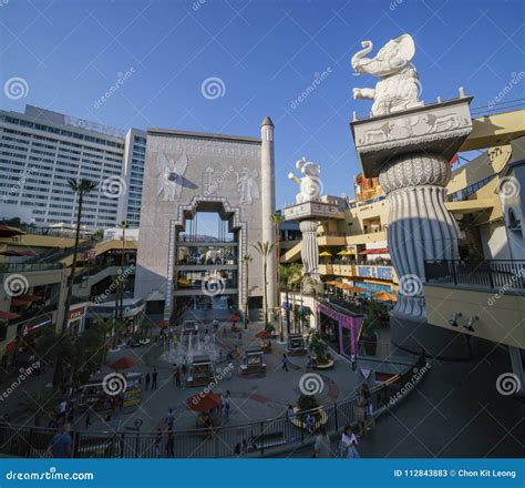 Big Plaza In The Famous Hollywood Area Editorial Stock Photo Image Of