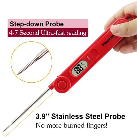 Thermopro Tp 03 Digital Instant Read Meat Cooking Probe Thermometer