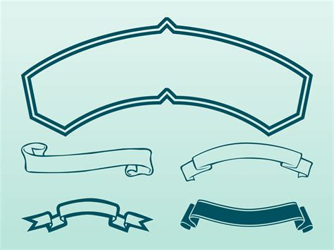 Vector Ribbon Banners Vector Art And Graphics