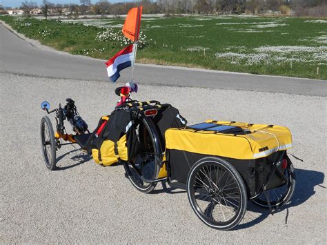 While all trailers are gone, a few parts are left for the trailers. Catrike Expedition | Bike camping, Touring bike, Scooter bike