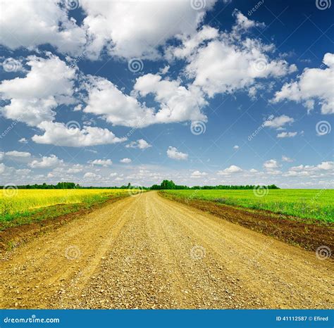 Blue Sky And Ground Road Stock Image Image Of Land Environment 41112587