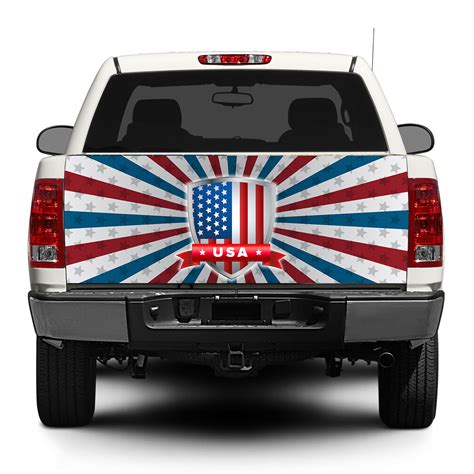 American Flag Usa Tailgate Decal Sticker Wrap Pick Up Truck Suv Car