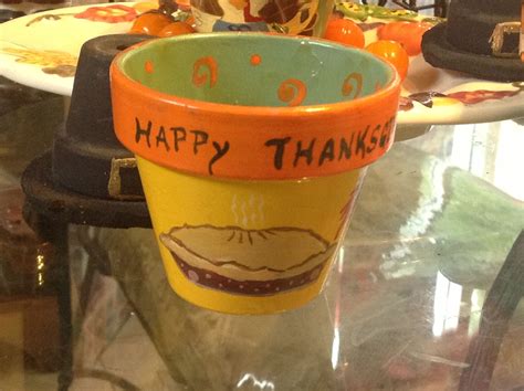 Votiveclay Pot Thanksgiving Clay Pots Fall Harvest Votives