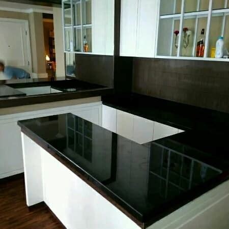 Dapur Minimalis Granit Hitam Interior Minimalis Bandung