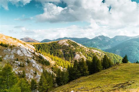 Beautiful Mountain Scenery In Austria Free Stock Photo