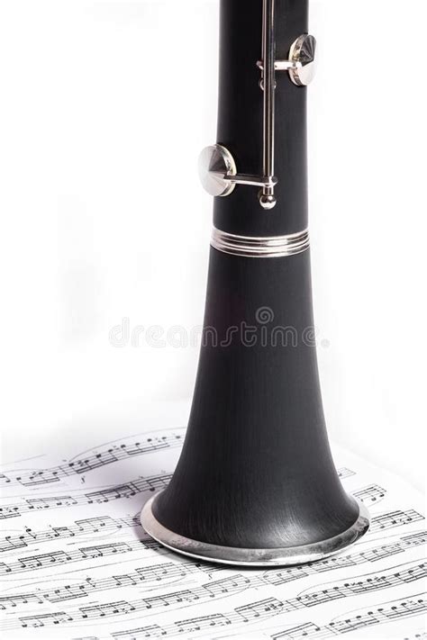 Clarinet On A White Background Stock Photo Image Of Melodious Music