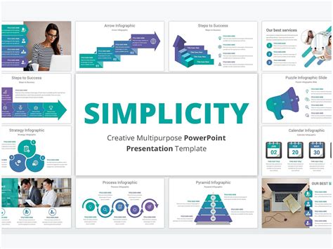 Simplicity PowerPoint Template by Templates on Dribbble