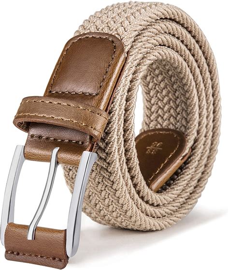 Stretch Belt Menbulliant Mens Woven Stretch Braided Belt 1 38 Ebay