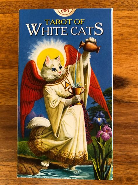 Tarot Of White Cats Full Deck Cat Cats Tarot Deck Oracle Etsy