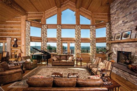 Great Room Photo Gallery Log Homes Timber Homes