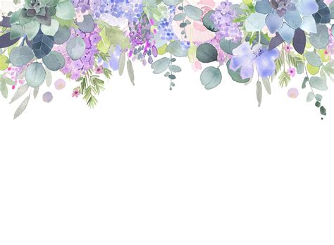 Lilac Roses And Succulents Floral Clipart Frames Succulents Etsy Flower Border Watercolor