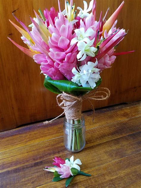 Maybe you would like to learn more about one of these? Cucuma & Bird Of Paradise Wedding Bouquet | Order wedding ...