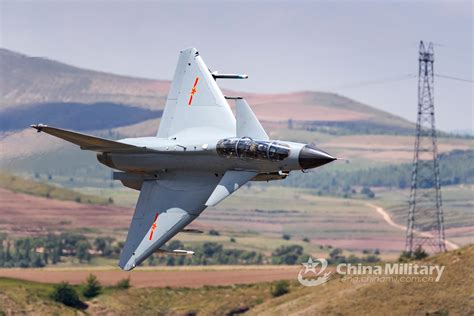 J 10 Fighter Jet Flies Through The Valley China Military