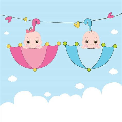 Twin Babies Illustrations, Royalty-Free Vector Graphics ...