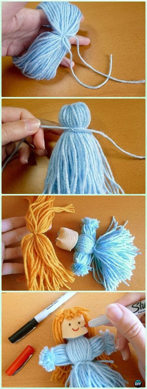 Diy Yarn Crafts Ideas Projects No Crochet Diy Yarn Crafts Diy Yarn