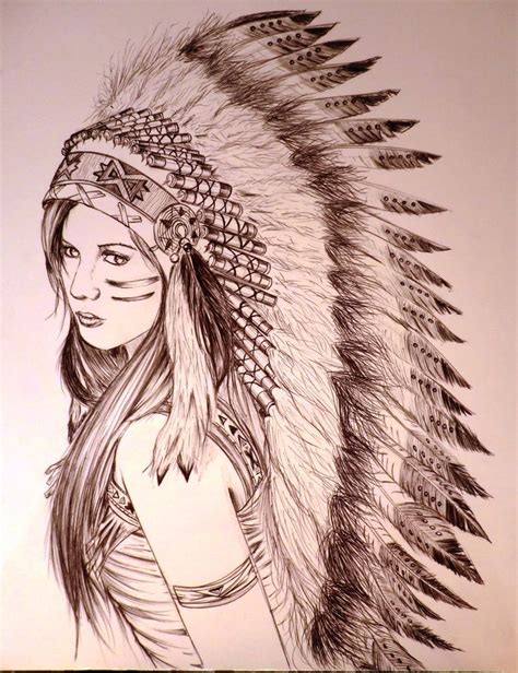 Native American Easy Drawings American Indian Native Drawing Draw Easy Drawings Cartoons