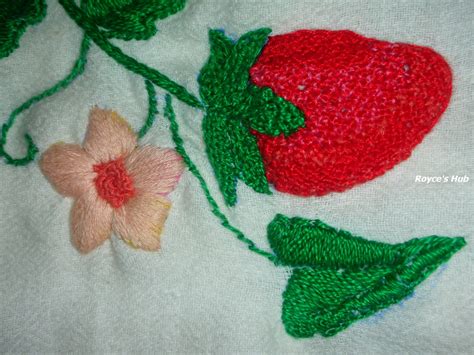 Royce's Hub: Basic Embroidery Stitches : Satin Stitch