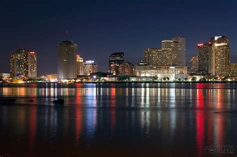 New Orleans Skyline At Night