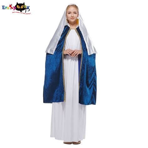 Adult Virgin Mary Dress Mother Of Jesus Women Halloween Cosplay Costume On Sale Lazada Ph