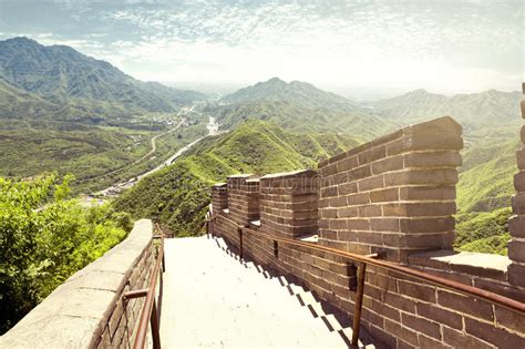 Great Wall Of China Stock Image Image Of Asian Beautiful 36348753