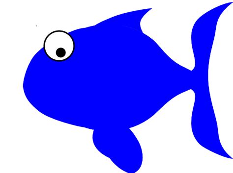Blue Fish Clip Art At Vector Clip Art Online Royalty Free