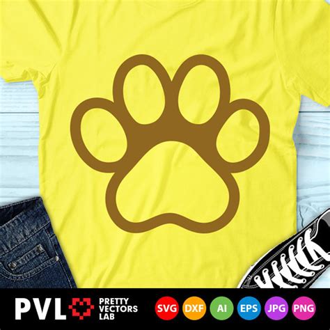 Paw Svg Paw Print Svg Dog Paw Svg Cat Paw Clipart Paw With Etsy