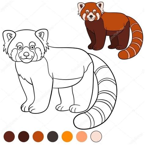Exclusive Picture Of Red Panda Coloring Page