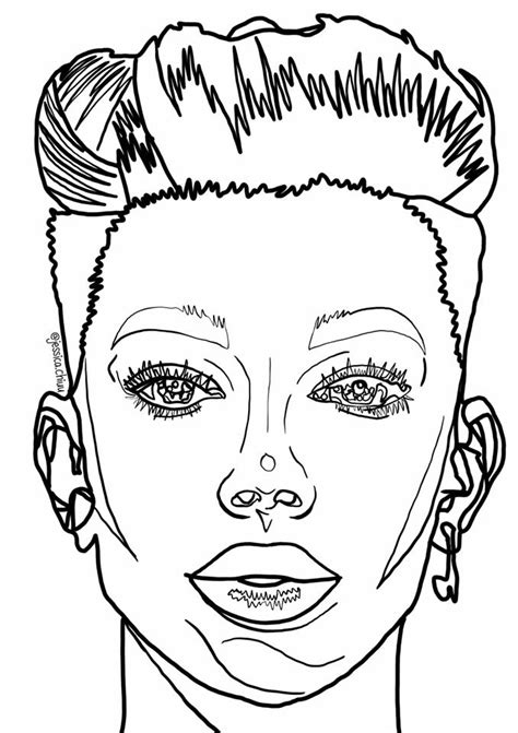 Download James Charles Coloring Pages Pics