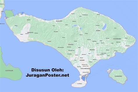 Peta Administrasi Bali: Pesona Pulau Dewata dalam Sorotan Detil