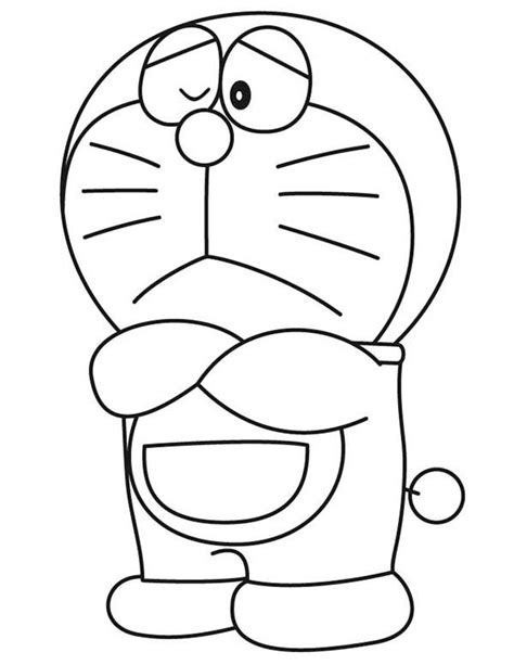 10 Sketsa Gambar Mewarnai Doraemon Anak Paud Tk Garena Free Imagesee