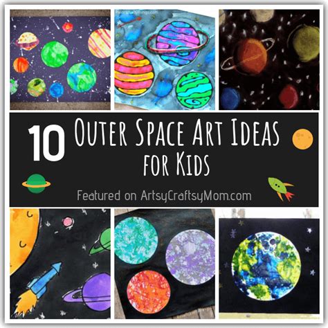 Outer Space Art For Kids