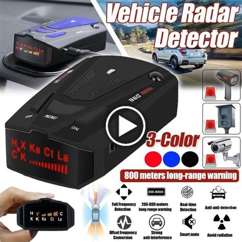 💰comprar nueva actualización del detector de radar del coche v7 cobra 16 band 360 coche anti