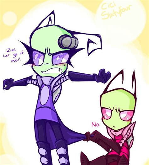 Zim And Tak Invader Zim Characters