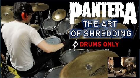 pantera the art of shredding drums only mbdrums youtube