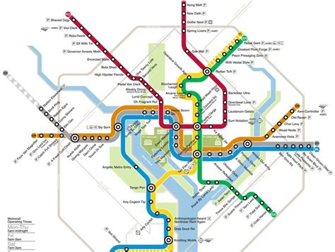 Dc Metro Anagram Map Is A Cheeky Welcome To New Wmata General Manager